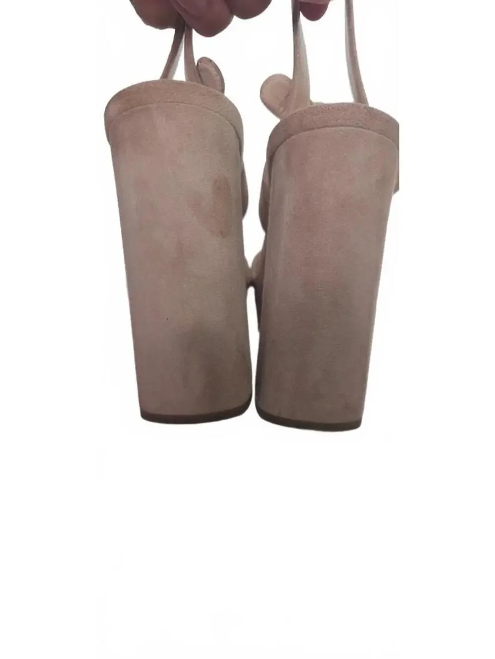 Prada Block Heel Dusty Pink Platforms Size 40.5 US 10.5